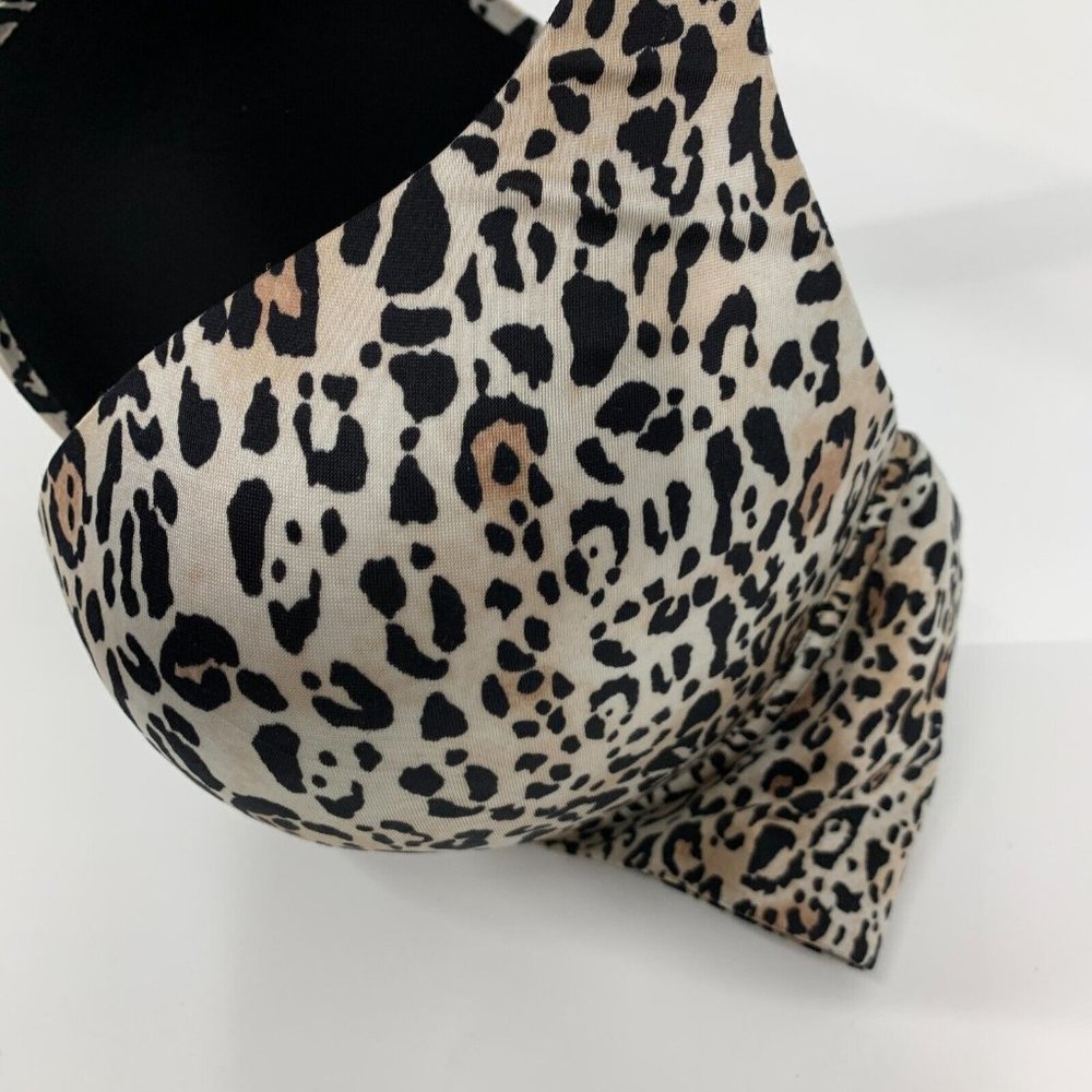 Victoria's Secret Bra Leopard Plunge Front Closure Underwire - Picture 3 of 6